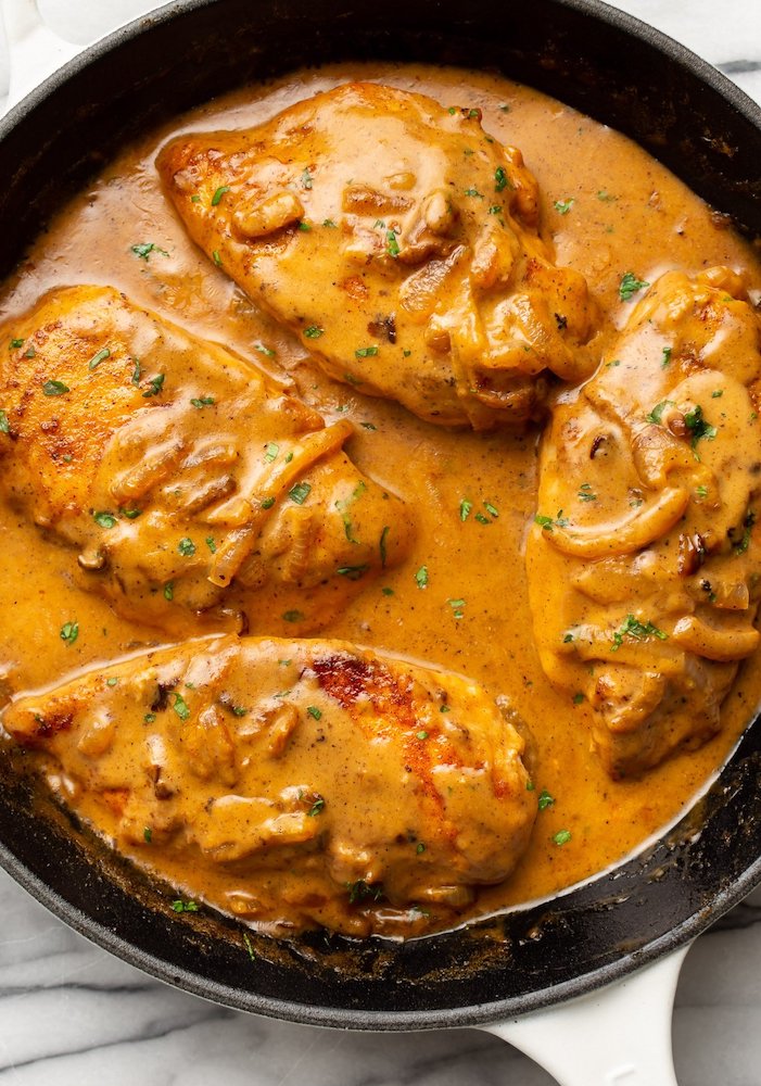 Favorite Recipes - Smothered Chicken