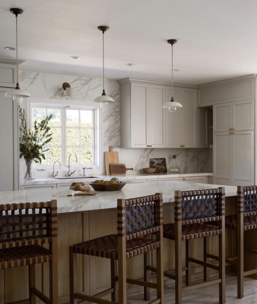 Modern organic transitional kitchen